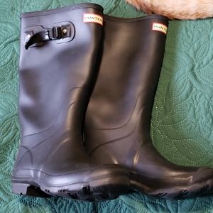 Hunter Black Boots Used